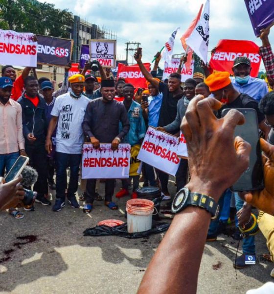 Image from the EndSARS Protest