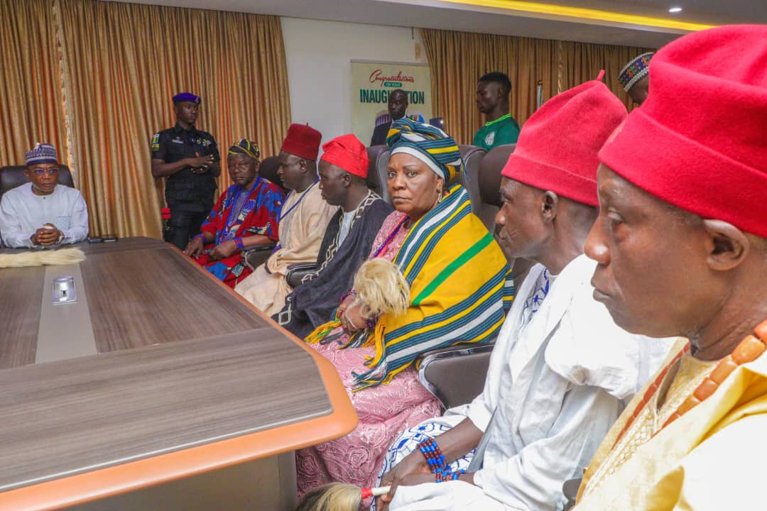 Igala Traditional Rulers with Deputy-Governor Elder Joel Salifu Oyibo