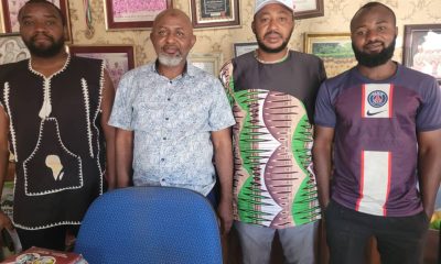 Vice President of the national association of dispatch riders, Comrade Pius Ogbonaya AKA OGB and others with the National Director Mobilization and Contact Alhaji Suleiman Yunusa