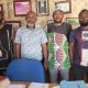 Vice President of the national association of dispatch riders, Comrade Pius Ogbonaya AKA OGB and others with the National Director Mobilization and Contact Alhaji Suleiman Yunusa