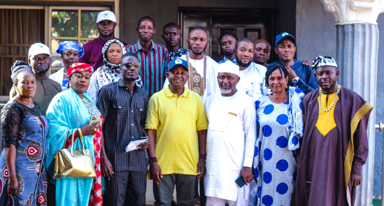 NLM National Director Mobilization and Contact Alh Suleiman Yunisa with Others during a Familiarisation Visit